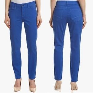 NYDJ Lift Tuck Ankle Jegging Cobalt Blue Jeans Size 10